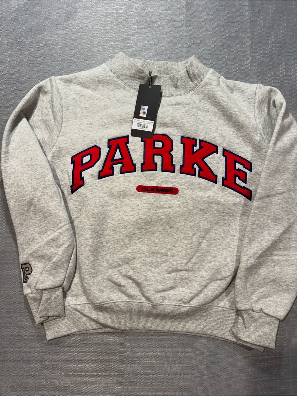Parke x '47 Ole Miss Mockneck - Gray Version